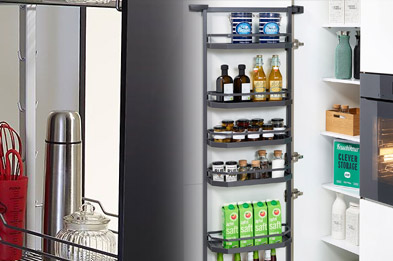 Hochschrank Auszugssysteme